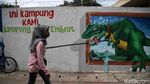 Warna-warni Mural Bikin Kampung Japat Embrat Lebih Hidup