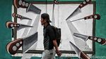 Warna-warni Mural Bikin Kampung Japat Embrat Lebih Hidup