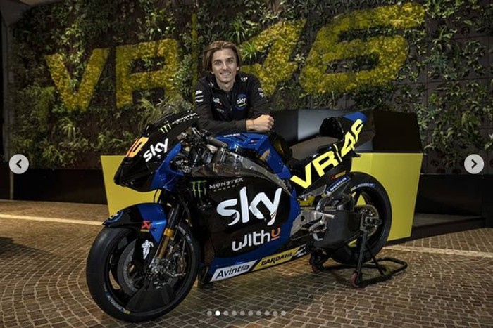 Tim balap MotoGP Valentino Rossi resmi diperkenalkan.