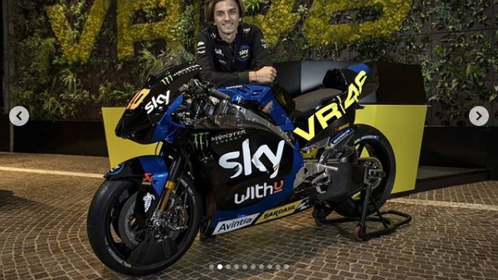 Tim balap MotoGP Valentino Rossi resmi diperkenalkan.