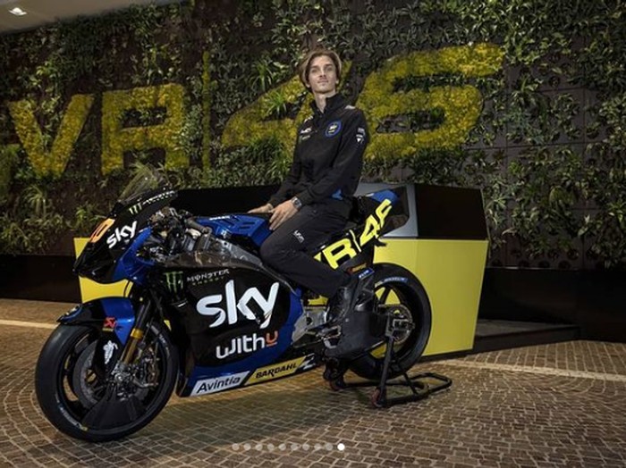 Tim balap MotoGP Valentino Rossi resmi diperkenalkan.