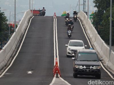 Flyover Jalan Laswi-Pelajar Pejuang Mulai Diuji Coba