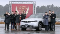 Design of The Year Thropy - Mazda MX-30, mobil ini juga menempati posisi ketujuh dengan mengumpulkan 63 poin. Foto: Keishi Okuzumi/Japan Car of The Year