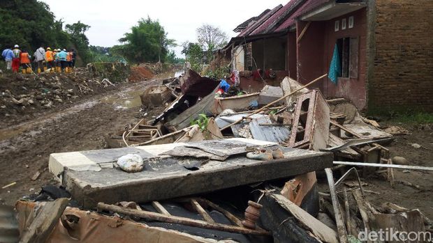 Kondisi di wilayah Tanjung Selamat pascabanjir.