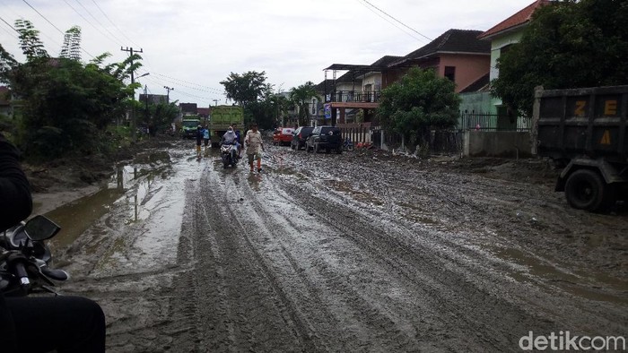 Kondisi di wilayah Tanjung Selamat pascabanjir.