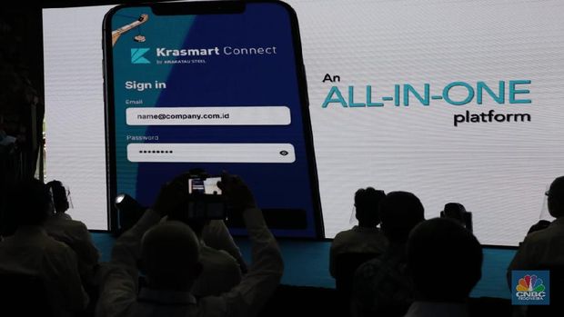 Krakatau Steel Luncurkan Aplikasi Digital Krasmart Connect/Rahajeng Kusuma CNBC Indonesia