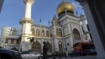 Begini Megahnya Masjid Sultan di Singapura