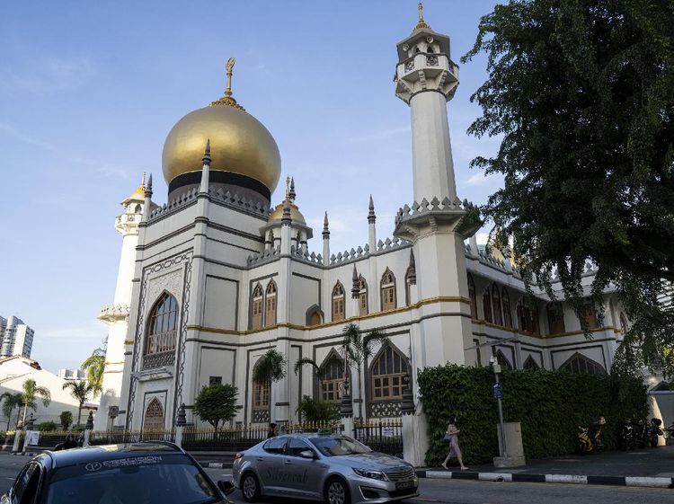 Begini Megahnya Masjid Sultan di Singapura