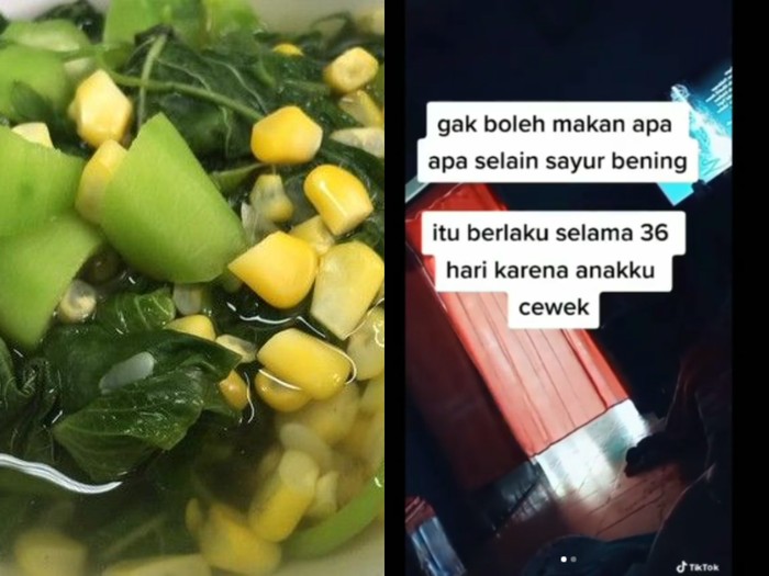Nyesek! Curhatan Menantu Hanya Diijinkan Makan Sayur Bening oleh Mertua