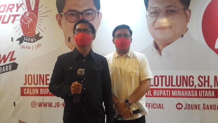 Paslon Joune Ganda-Kevin William untuk Pilbup Minahasa Utara