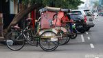 Becak Mangkal Sembarangan Ditertibkan