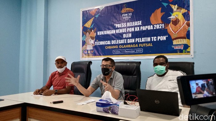 Venue futsal PON 2020 nyaris rampung.