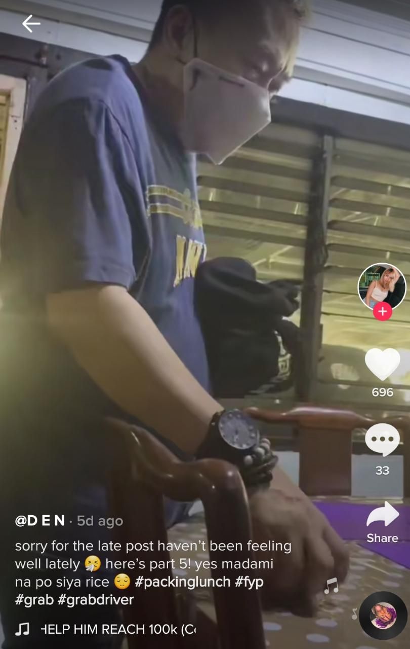 Salut! Wanita Ini Siapkan Bekal Makan Ayahnya yang Kerja Jadi Ojol