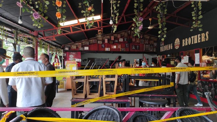 Satpol PP Tutup Kedai Kopi TKP Pengeroyokan Lurah Cipete Utara