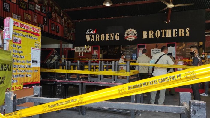 Satpol PP Tutup Kedai Kopi TKP Pengeroyokan Lurah Cipete Utara