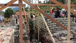 TNI-Polri Kembali Bangun Rumah yang Dibakar Kelompok MIT di Sigi