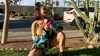 Foto ini dipotret Vicky Zainal saat menghadiri event Coachella. (Foto: dok. Instagram @vickyzainal24)