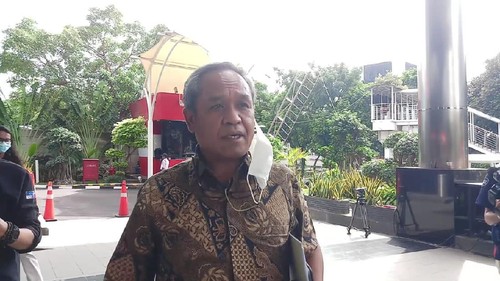 Waketum PD Benny K Harman usai diskusi di KPK