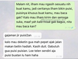 10 Chat Cowok Ajak PDKT, Endingnya Ngenes Bikin Nggak Tega Ketawa