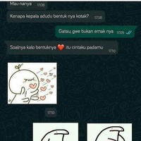 Cukup balas pakai sticker saja udah bisa bikin patah hati tingkat dewa. Yang sabar ya mblo.. Foto: Instagram/@awreceh.id