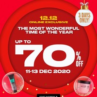 The Body ShopKamu yang ingin beli kosmetik dapat menemukan opsinya yang susut harga di The Body Shop. Brand tersebut sedang diskon 70% hingga 13 Desember. Tak perlu ke tokonya, kamu bisa mendapatkan promo ini secara online di Shopee, Tokopedia, Blibli, dan Zalora. Foto: Internet