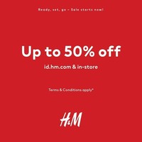 H&MPromo H&M End Season Sale sedang berlangsung. Ada diskon 50% yang bisa ditemukan di toko offline dan online H&M. Foto: Internet