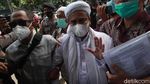 Momen Habib Rizieq Tiba di Polda Metro Jaya