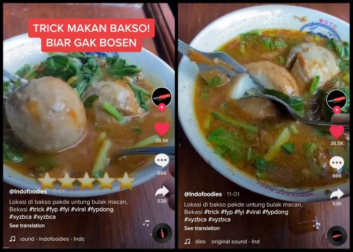 Netizen Ungkap Trik Makan Bakso Biar Nggak Bosan, Campur Bumbu Ini!