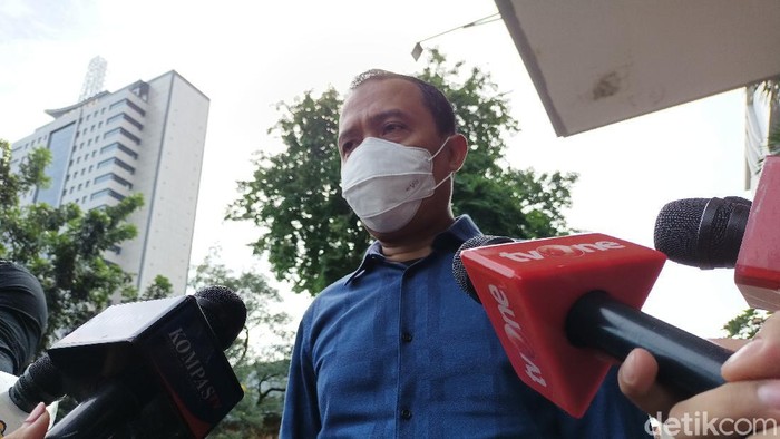 Pengacara Habib Rizieq, Sugito Atmo Parwiro di Polda Metro Jaya
