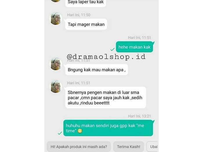 Percakapan Kocak Penjual dan Pembeli yang Malah Curhat Karena Lapar