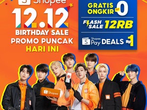Dapatkan Promo Menarik di Puncak Shopee 12.12 Birthday Sale