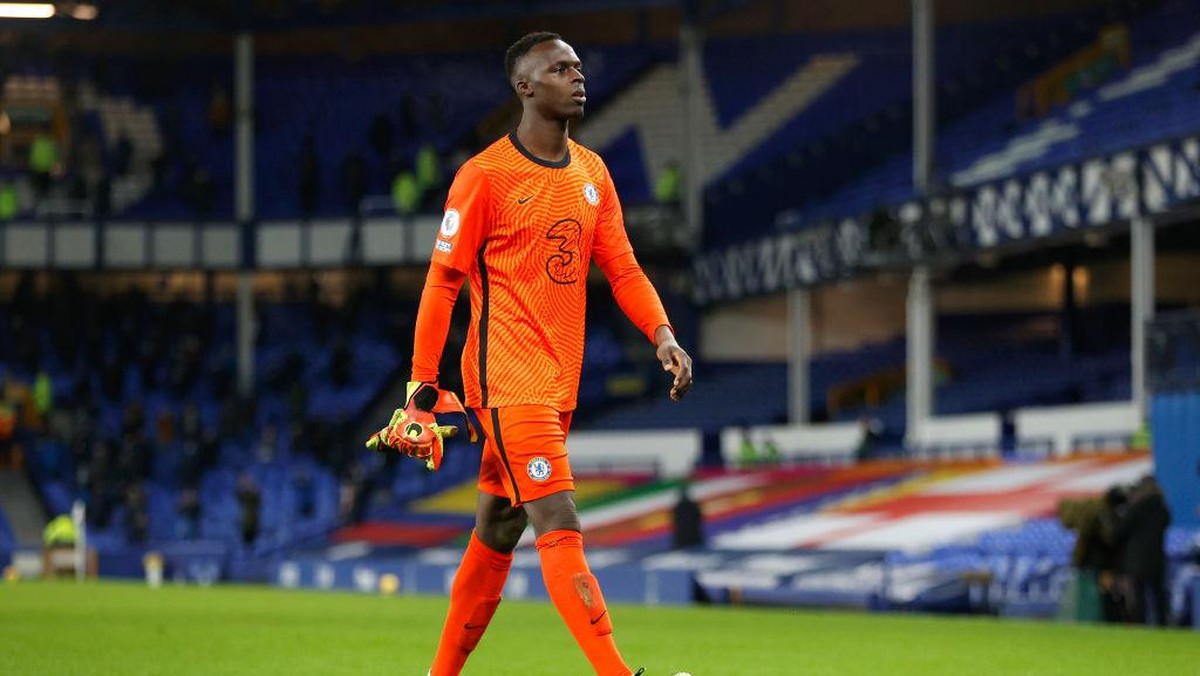 Edouard Mendy lagi blunder dalam dua laga terakhir (Getty Images/Pool)