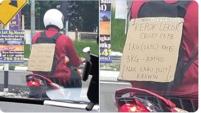 Cari Modal untuk Menikah, Pria Ini Jualan Kerupuk dengan Cara Unik