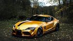 Potret Modifikasi Toyota Supra Garapan Manhart, Warnanya Gonjreng Banget