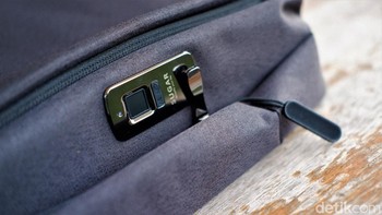 Dengan fingerprint bikin mudah mengamankan barang bawaan Foto: Adi Fida Rahman/detikINET