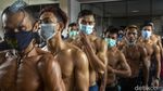 Atlet Binaraga Adu Kekar di Tengah Pandemi