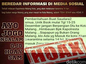 Alasan Polisi Tangkap Warga Lamongan Karena Sebarkan Hoaks