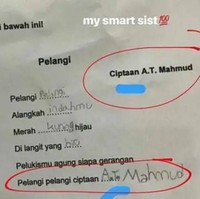Ya bener sih enggak salah. Mungkin kepintarannya si adek ini yang sudah terlalu melebihi kita. Foto: Twitter/@bngpy