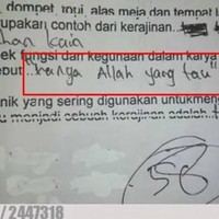 Hanya Allah yang tau. Auto ketawa sampe bengek! Foto: 1cak.com