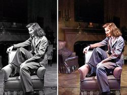 Foto HItam Putih Ini Jadi Berwarna Pakai AI