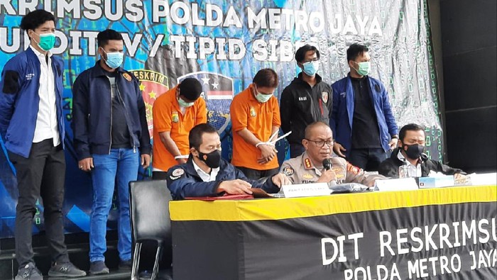 Konferensi pers kasus pengancaman terhadap Kapolda Metro Jaya dan jajarannya
