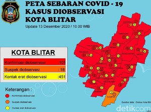 Kota Blitar Zona Merah, Wali Kota Santoso Malah ke Yogyakarta