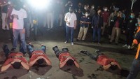 Insiden penembakan laskar FPI terjadi di Km 50 Tol Jakarta-Cikampek, Karawang, Jawa Barat, Senin (7/12/2020) dini hari. Luqman Nurhadi/detikcom.