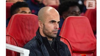 Mikel Arteta pun disorot. Ia disangka titisan Pep Guardiola padahal sejauh ini, belum ada prestasi mentereng. Foto: Twitter