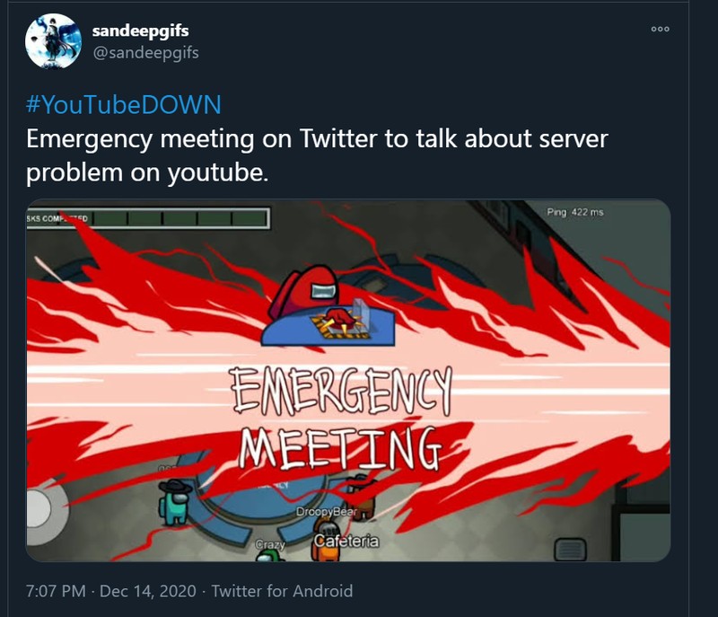 Meme YouTube tumbang