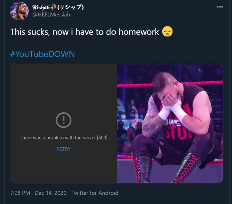 Meme YouTube tumbang