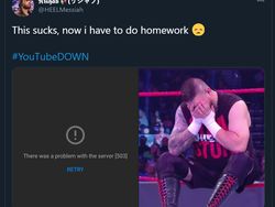 YouTube dkk Tumbang Ramai Jadi Bahan Meme Netizen