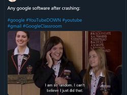 YouTube dkk Tumbang Ramai Jadi Bahan Meme Netizen