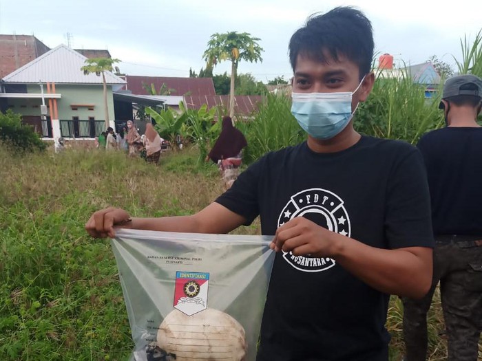Penemuan tengkorak manusia di Wajo, Sulsel (dok. Istimewa).