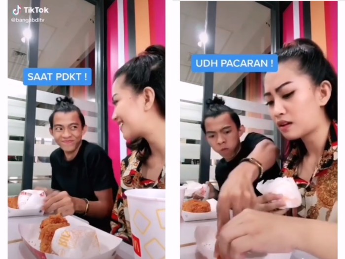 Perbedaan makan saat PDKT dan Pacaran Kocak! Ini Perbedaan Cara Makan saat PDKT dan Pacaran
